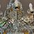 Antico  e bellissimo Lampadario Chandelier  in cristalli 10 Luci a più Livelli . Mis diametro cm 70  h cm 80 