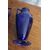 Antica coppia di vasi  Anfora Murano blu cobalto Liberty 1930 Altezza cm 36 – 34 