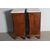 Antica coppia di comodini toscani L. Filippo con marmo 1870 restaurati. Mis L 50 x P 40 X H 92
