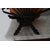 Antico Vaso vetro Francese Liberty epoca 1930 base ferro battuto . Mis  30 L 45 d 33