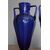 Antica coppia di vasi  Anfora Murano blu cobalto Liberty 1930 Altezza cm 36 – 34 
