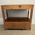 Antica credenza CARLO X  1840 - console noce marmo bardiglio  . restaurata . mis 119 x 52 . H 110 