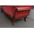 Antico divano Luigi Filippo 1850  noce  elegante. Velluto rosso . Mis L 193 x 68 