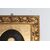 Antico Dipinto olio su tela Shakespeare in Cornice cartapesta e foglia oro . Mis 85 x 73