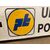 Insegna Vintage poste in metallo anni 70/80 ottimo stato . Mis 81 x 25 