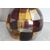 Antico vaso Venini mod “ Pezzato “ anni 50 Fulvio Bianconi firma all’ acido  cm 20 