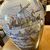 Antico vaso in maiolica a lustro Gualdo Tadino  art decò 1940  Manifattura mastro Giorgio H 38 L 32 