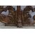 Antico candelabro candeliere in legno dorato a mecca XVIII sec. A due luci . Mis 66 x  altezza cm 42  