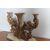 Antico candelabro candeliere in legno dorato a mecca XVIII sec. A due luci . Mis 66 x  altezza cm 42  