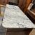 Antica splendida credenza -servante noce cappuccina CARLO X 1820 . con marmo . Mis 182 x 69 