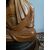 Scultura di personaggio giapponese XX sec., mis. h 26, l 26, p 26 cm