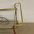 Carrello Bar / vivande anni 50 Cesare Lacca ottone e rosso . Tutto originale. Mis 80 x 45 . h 71 