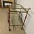 Carrello Bar / vivande anni 50 Cesare Lacca ottone e rosso . Tutto originale. Mis 80 x 45 . h 71 