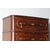 Antico settimino /cassettiera L. Filippo in mogano e piuma epoca XIX sec . Mis 92 x 43 H138 
