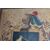 Antico dipinto olio su tela stemma famiglia Manelfi  XVIII sec MIS 108 X 80 