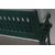 Antica panchina ghisa e legno primi 900 Liberty . dipinta verde. Mis 127 x 67 restaurata 