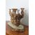 Antico candelabro candeliere in legno dorato a mecca XVIII sec. A due luci . Mis 66 x  altezza cm 42  
