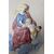 Antica targa devozionale Emiliana  XIX SEC placca maiolica Vergine e Gesù . Policroma mis 27 x 19 
