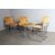 Gruppo sei sedie Willy Rizzo anni 70 In metallo e Alcantara. Design – Modernariato 
