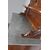 Antica credenza piattaia L. Filippo noce 1860. Marmo Mis 132 x 51 Altezza cm 210