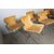 Gruppo sei sedie Willy Rizzo anni 70 In metallo e Alcantara. Design – Modernariato 