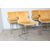 Gruppo sei sedie Willy Rizzo anni 70 In metallo e Alcantara. Design – Modernariato 