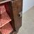 Antico credenzino – mobiletto epoca XVII sec Marche epoca 600 . Noce massello. Mis68 x 31 . h 85  