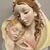 Antica maiolica policroma Vergine e bambino anni 50  Toscana dolcissima . Mis 40 x 29 