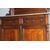 Antica credenza piattaia L. Filippo noce 1860. Marmo Mis 132 x 51 Altezza cm 210