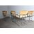 Gruppo sei sedie Willy Rizzo anni 70 In metallo e Alcantara. Design – Modernariato 