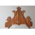 Antica testata testiera in legno dipinto e dorato . epoca metà 800 . Mis . H 170 L 180 