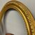 Antica coppia di  cornici  baccellate ovali dorate 1840 foglia oro . Mis 98 x 80 