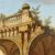 Dipinto Capriccio architettonico con Figure