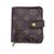 LOUIS VUITTON Portafoglio Vintage in Tela Col. Marrone S