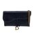 DIOR Portafoglio in Pelle Col. Nero Saddle Wallet On Chain S