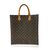 LOUIS VUITTON Borsa Shopper Vintage in Tela Col. Marrone Plat M