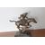 Antico Bronzo Bersagliere a cavallo epoca fine 800   . mis h cm 32 L 36 