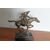 Antico Bronzo Bersagliere a cavallo epoca fine 800   . mis h cm 32 L 36 
