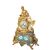 Orologio Francese del 1800 raffigurante Dama con Applicazioni in Porcellana si Sevres