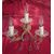 Pair of deco glass wall lights     
