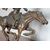 Antico Bronzo Bersagliere a cavallo epoca fine 800   . mis h cm 32 L 36 