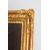 Antico dipinto olio su tela primi 800  “Falconiere “ in cornice foglia oro . Mis 82 x 64 