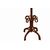 Appendiabiti Thonet Originale di inizio 1900 in Legno di Faggio tinto noce
