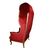 Grande Poltrona a Trono di inizio 1900 Stile Luigi XV in legno dorato Foglia Oro