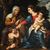 Pittore emiliano (XVIII sec.) - Madonna con Bambino, S. Anna e S. Giovannino.