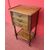 Louis XVI three-drawer bedside table