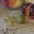 DIPINTI ANTICHI, NATURA MORTA CON FRUTTA, PESCHE E UVA, OLIO SU TELA, XIX SECOLO.  (QNM616)