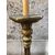 grande torcera in legno scolpito e dorato alto 132 cm