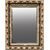 Specchiera Liberty in legno intagliato e dorato. Italia, XX secolo.