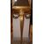 Antica consolle francese del 1800 in legno dorato foglia oro stile Transizione